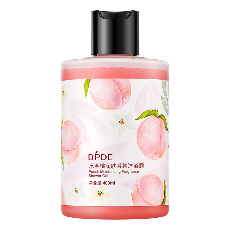 Bandi agua de melocotón humectante perfume crema de baño profunda limpieza humectante cuidado de la piel baños perfume fábrica en stock al por mayor