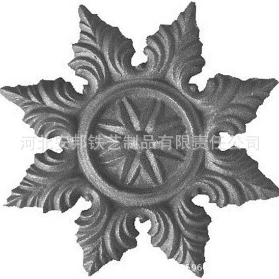 7174 石家庄铁艺花叶 铁艺铸铁件 铁艺铸铁焊接花叶 厂家供应