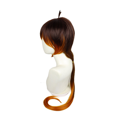 Anime Drama film cosplay Wigs The original clock from cos god wig rock mixed color gradient sovereign anime cosplay wig back up