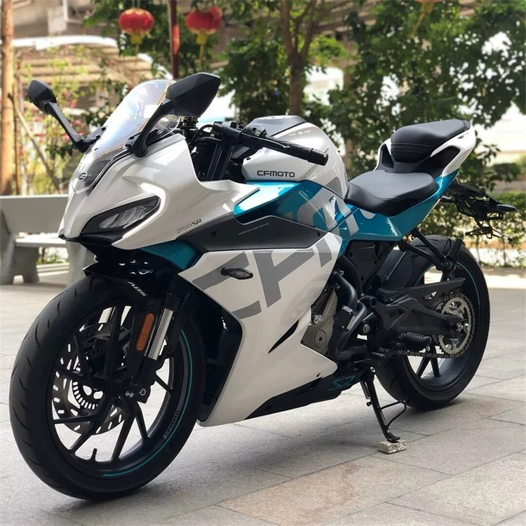 Спорт-мотоцикл (Dongfeng) 450SR, двойной цилиндр, водяное охлаждение, стиль уличной и дорожной гонки