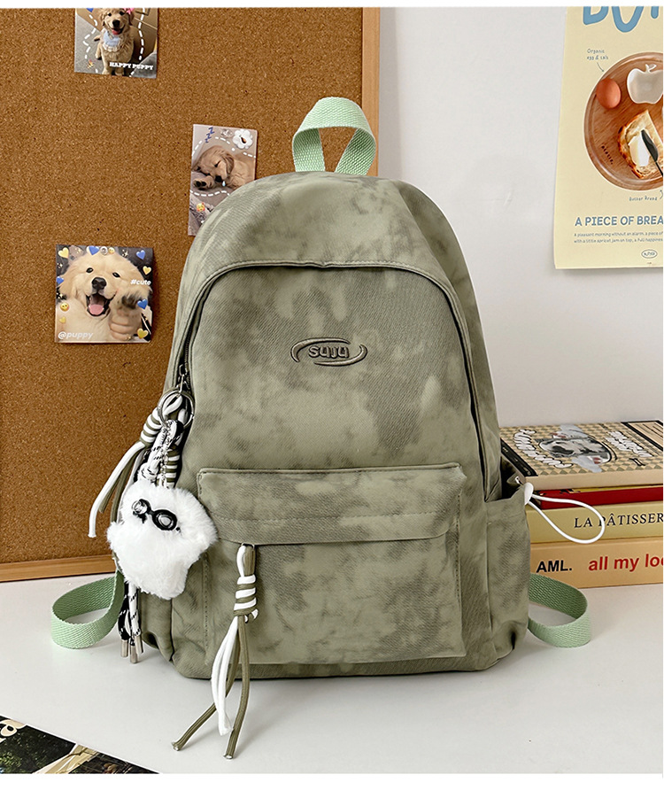 Nueva mochila retro mochila masculina mochila de montañismo mochila estudiante de secundaria bolsa de viaje personalidad estudiante de secundaria mochila femenina