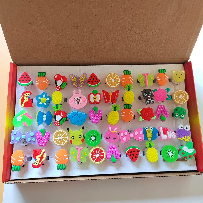 Flashing children's ring for early age, Birthday gift, wholesale