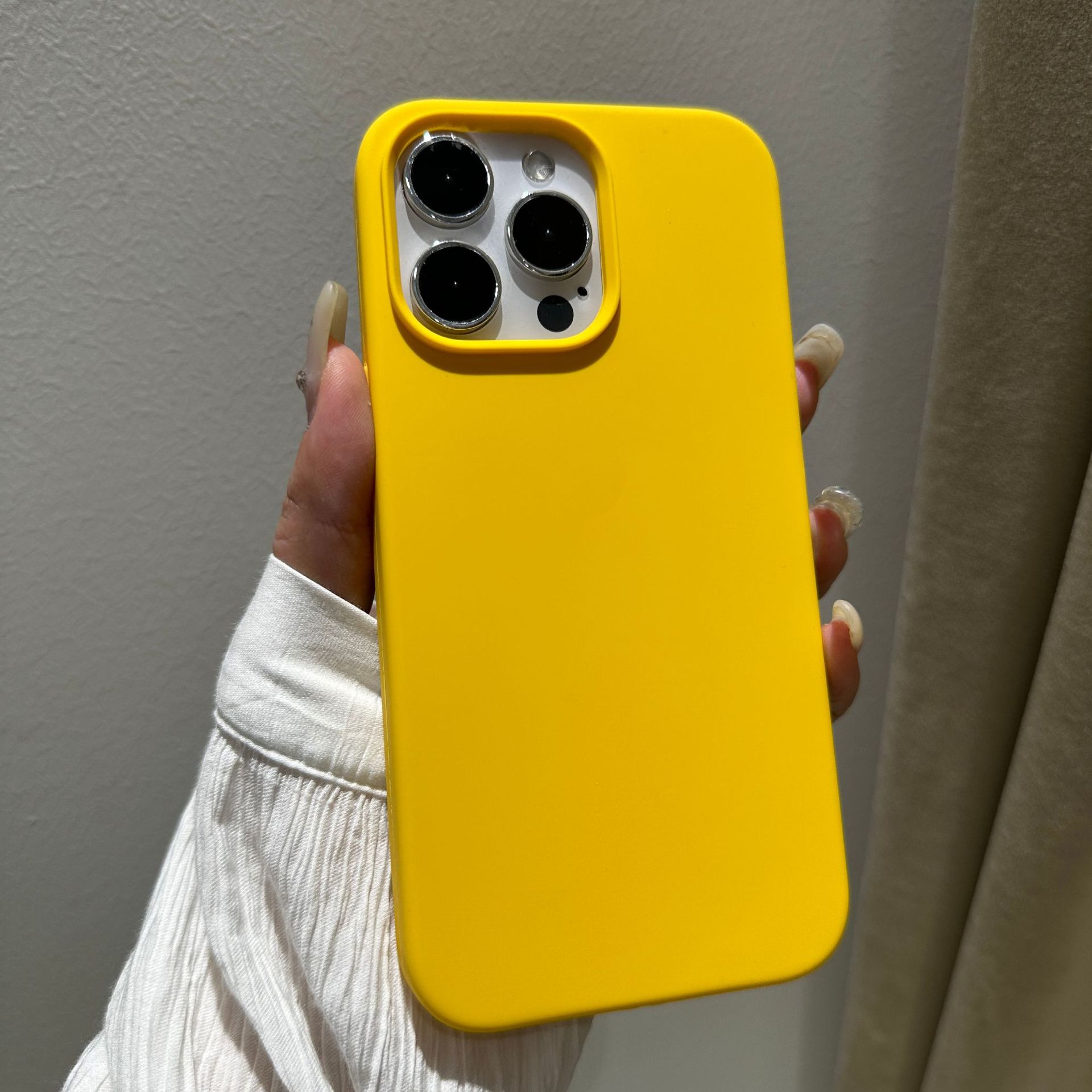 Adecuado para iphone12 funda de silicona líquida Apple 11pro piel sensación esmerilado 12max con LOGO pelusa teléfono caso