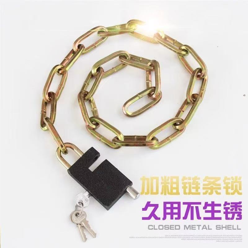 Chain Lock Manganese Steel Welded Chain Lock Bicycle Anti-Theft Lock Motorcycle Chain Lock Safety Anti-Theft Upgrade Chain Lock Manganese Steel Welded Chain Lock Bicycle Anti-Theft Lock Motorcycle Chain Lock Safety Anti-Theft Upgrade