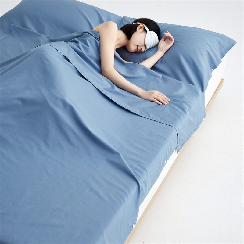 여행용 침낭 - 스노우 블루