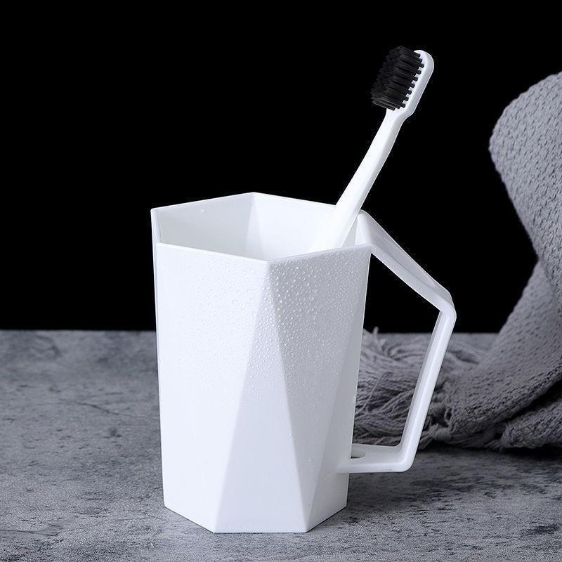 Diamantförmiger Zahnputzbecher Für Das Badezimmer_voghion.com