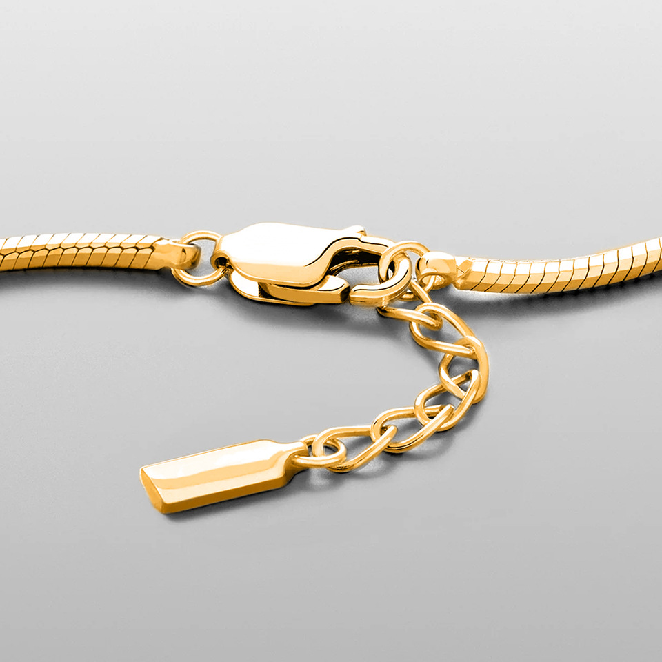 Plating Design Vacation Simple Style Solid Color 304 Stainless Steel Plating Men's Bracelets Men's Chain Bracelets