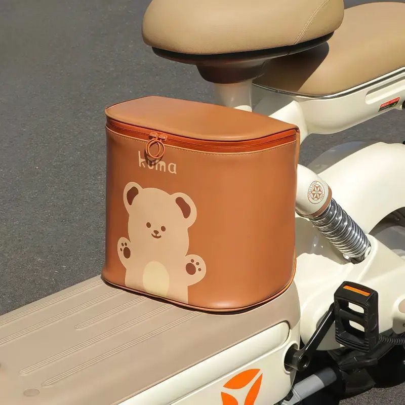 Bolsa de almacenamiento de asiento delantero protector solar para vehículo eléctrico, bolsa de almacenamiento de gran capacidad para vehículo eléctrico de batería general