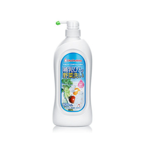 Chubaby Japan Official Product Fruit and Vegetable Baby Bottle Cleaning Agent, Baby Bottle Disinfectant