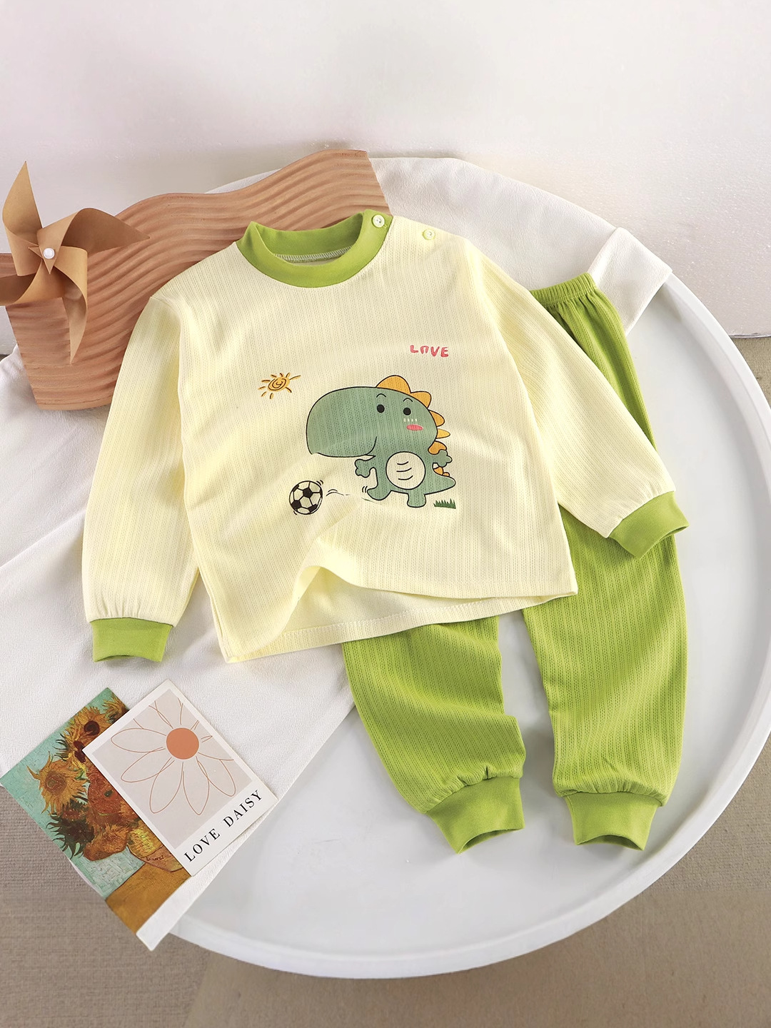 [personalizada] ropa interior infantil, abrigo de algodón para niños y niñas, abrigo de bebé, pantalones de pijama, ropa para el hogar