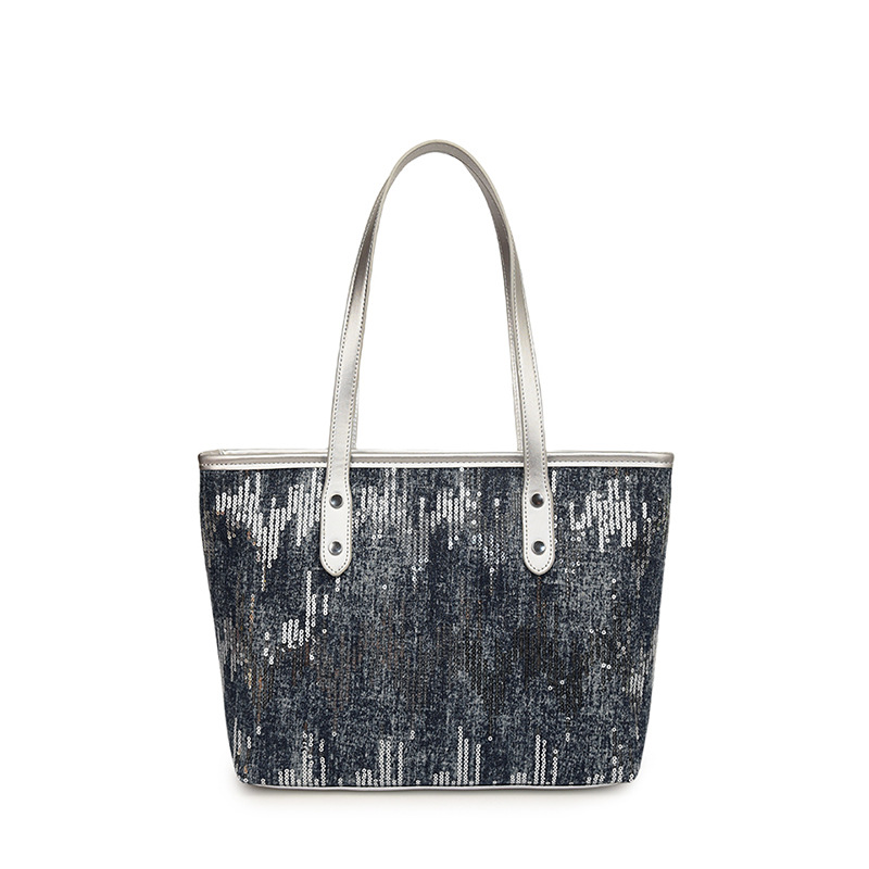 Nueva bolsa de mano, bolsa de mujer, bolsa de trabajo de gran capacidad, bolsa de viaje, bolsa de lona de mujer, bolsa de hombro de alta calidad, sequinilla