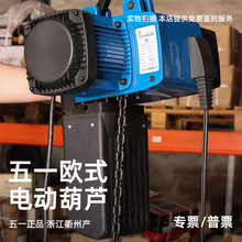 五一欧式电动葫芦WHD6型双速固定式电葫芦1t2t3吨5吨变频起重葫芦