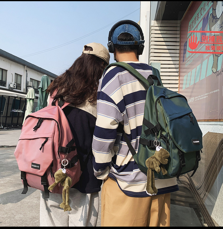 Schoolbag Female College Student Korean High School Harajuku Ulzzang Colorful Backpack Male Ins2020 New Backpack display picture 7