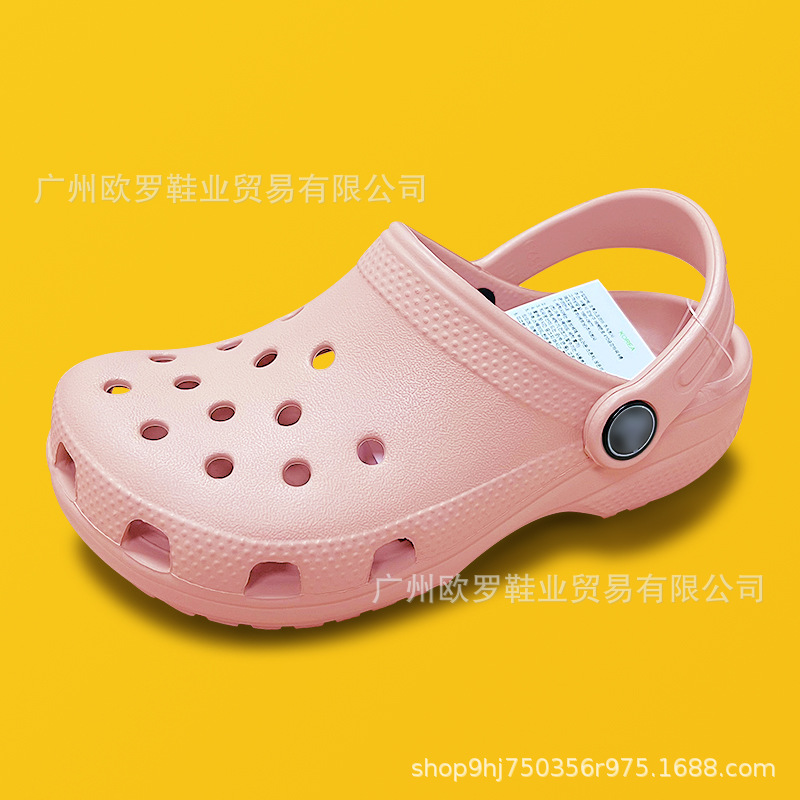 Cruz de zapatos de agujero para niños estrellas clásicas suelas blandas sandalias de playa zapatillas al por mayor