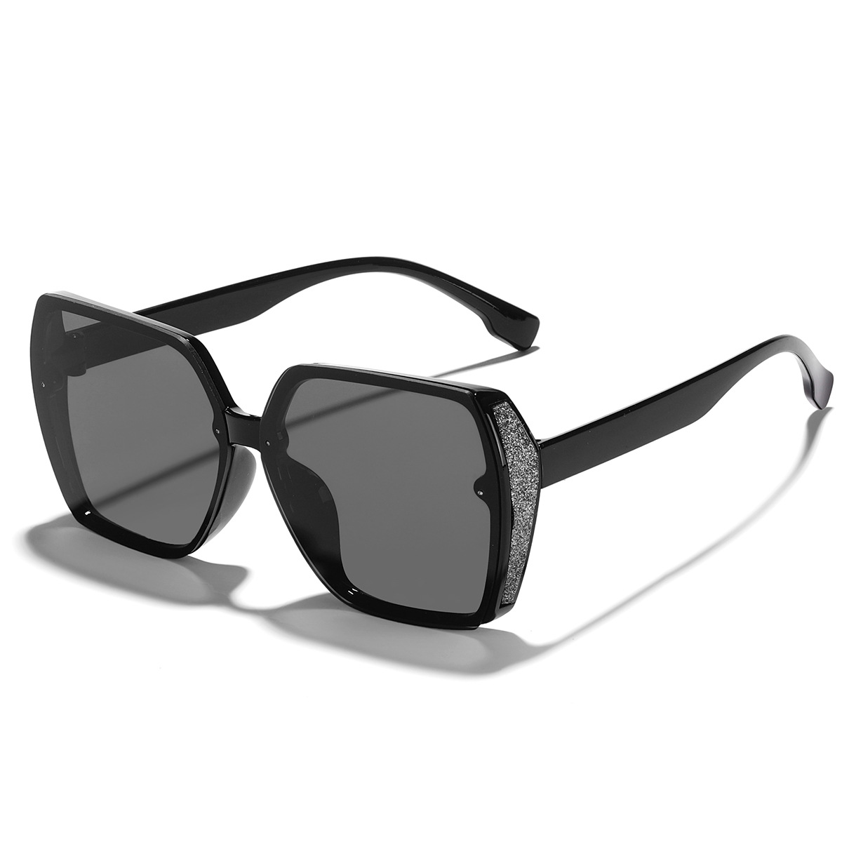 2022 Nueva celebridad de Internet mismo estilo gafas de sol personalidad europea y americana ins estilo gafas de sol mujeres de moda gran marco gran cara adelgazante 90949