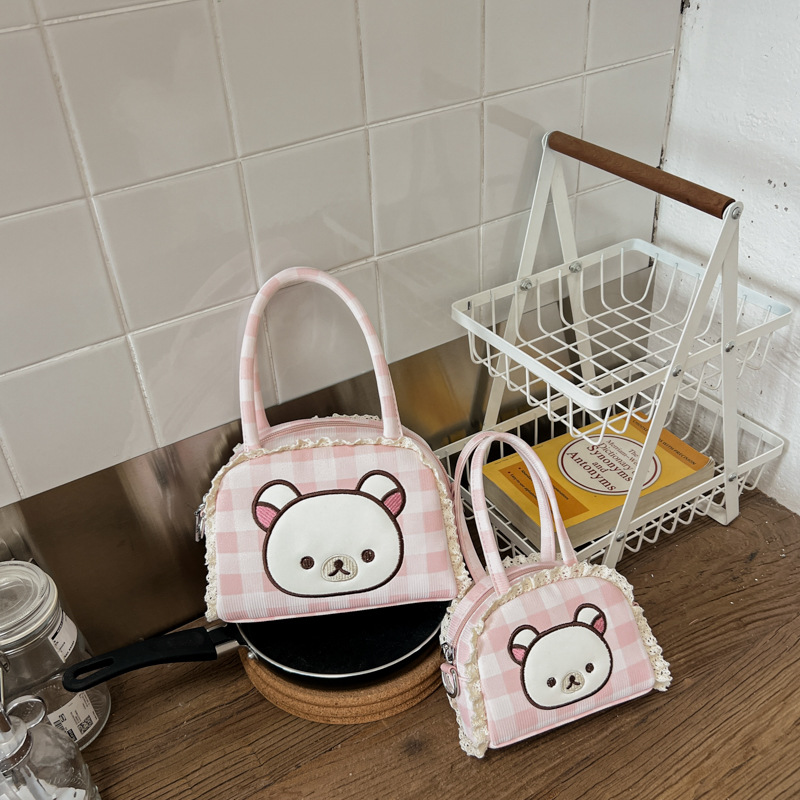 Bolso coreano lindo de dibujos animados 2026 padres-hijos de moda mini bolso de cambio nuevo estilo de invierno bolso de lápiz labial para chicas