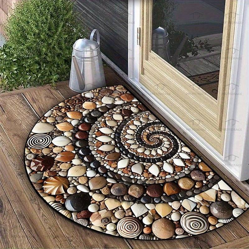 Temu Cross-Border Hot-Selling Semi-Circular American-Style Entrance Mats for Home Use, Easy to Maintain, Dirt-Resistant, and Wear-Resistant Door Mats, Available for Dropshipping Temu Cross-Border Hot-Selling Semi-Circular American-Style Entrance Mats for Home Use, Easy to Maintain, Dirt-Resistant, and Wear-Resistant Door Mats, Available for Dropshipping