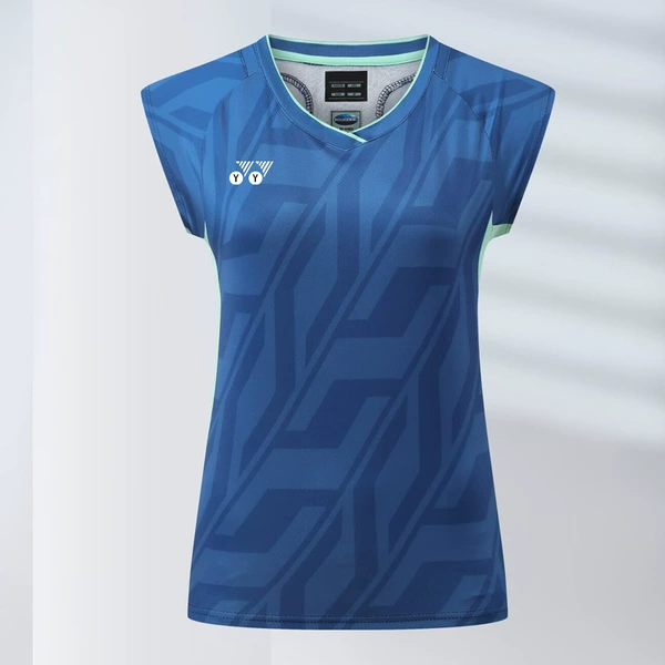 Women's B3193 royal blue single top