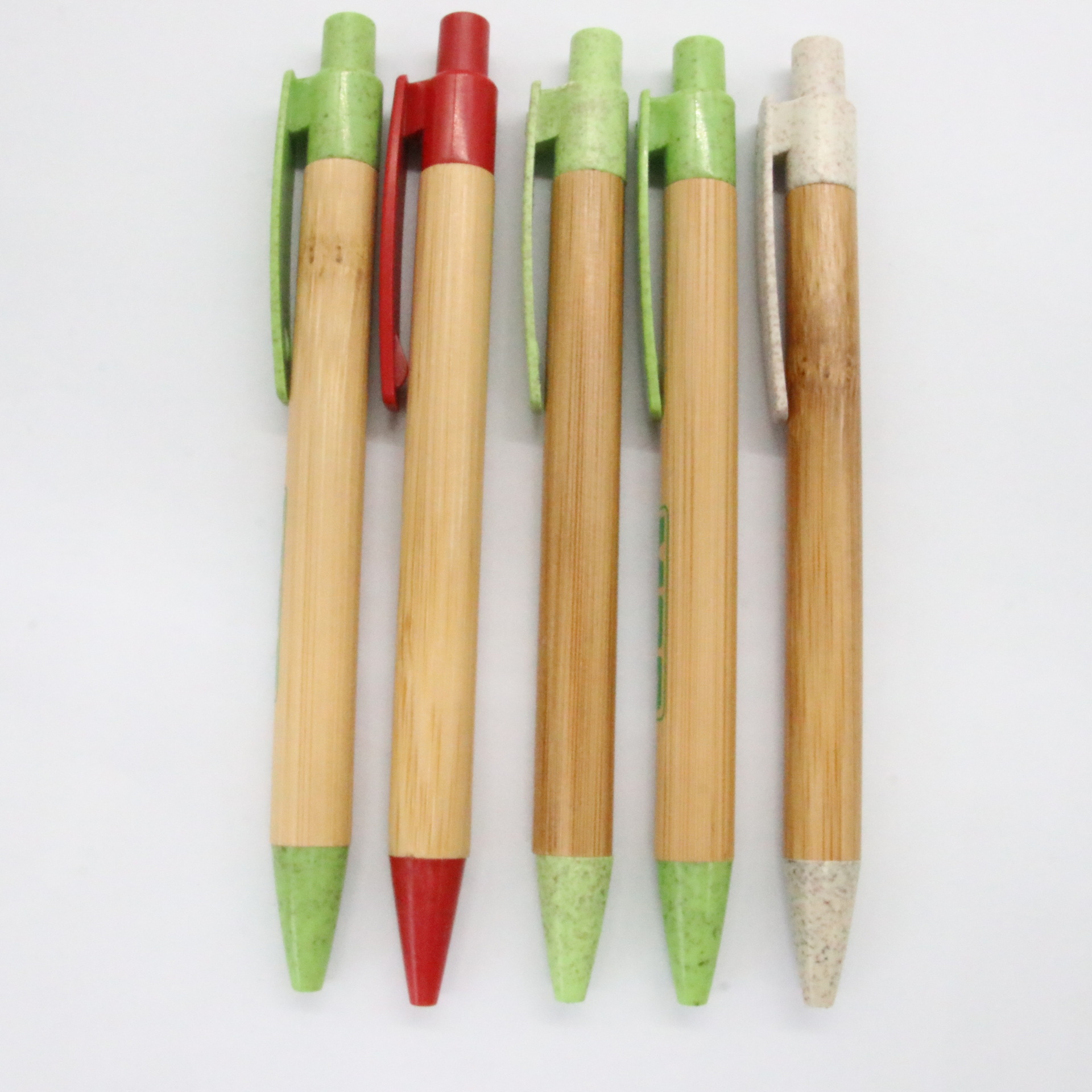 Pluma de bambú Maiji Accesorios Materiales pluma de bambú natural de bambú pluma prensa bolígrafo puede ser imagen LOGO traje regalo