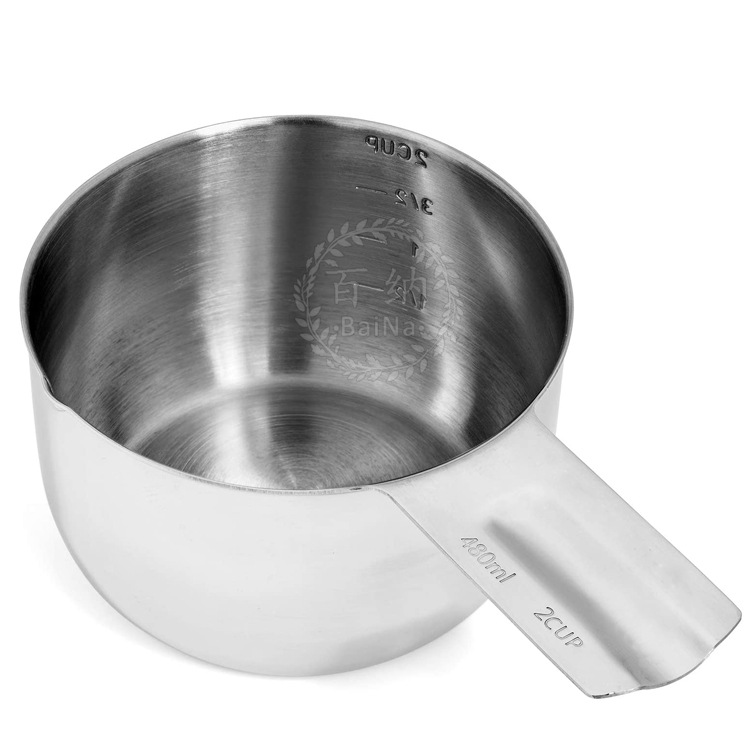 goods in stock 304 Stainless steel Graduate 480ml Measuring spoon Measuring Graduation kitchen baking tool Coffee spoon