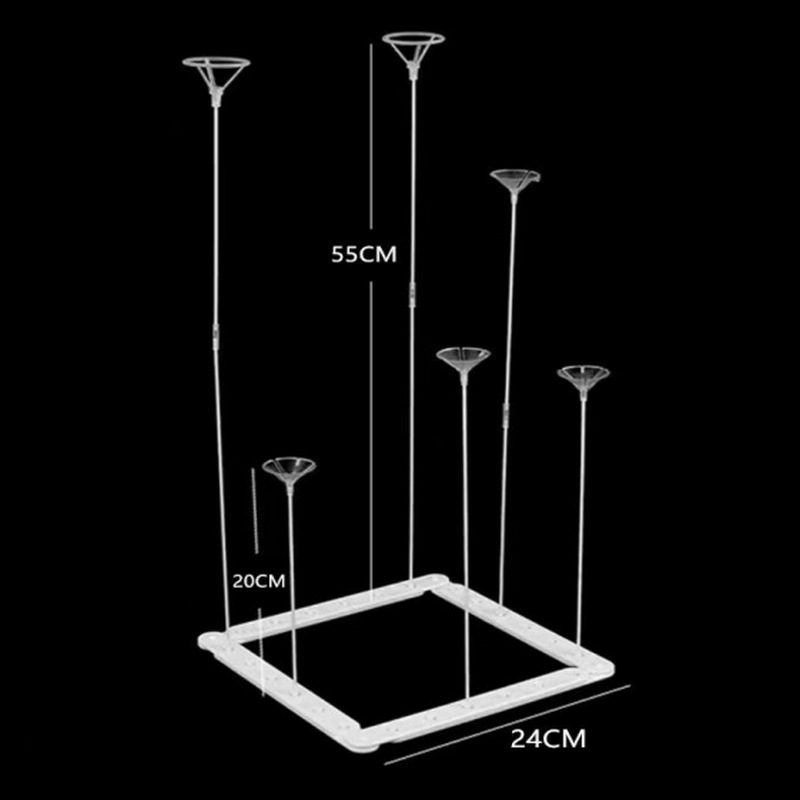 Decoración de soporte de globo aniversario de boda Qixian Día de San Valentín decoración de la fiesta flotante fábrica al por mayor