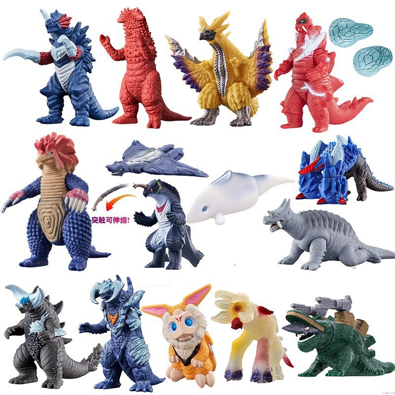 New Ultraman Monster Series: King Manred, King Gukujou, Gomora, Ses, Blazer Monster Soft Rubber Toys