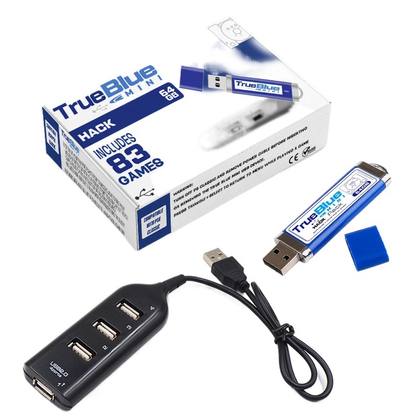 Mini azul verdadero Paquete de crackhead 32G/64G lucha Pack PS UN MINI