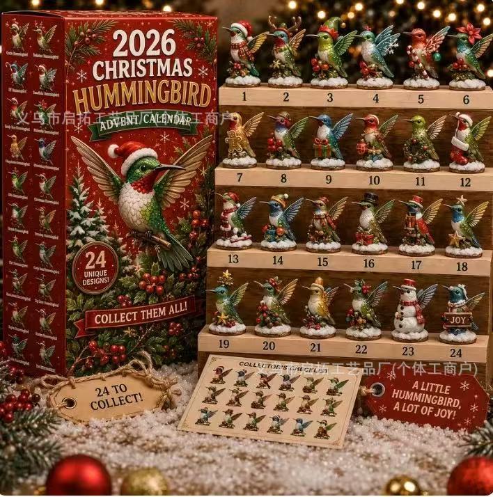 Calendario de Adviento Navideño de Cajas Sorpresa de Acrílico, Interactivo, para Navidad y Fiestas