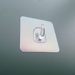 無痕尖頭水晶掛鈎透明強力粘鈎免釘粘膠承重牆貼塑料牛角掛鈎廠