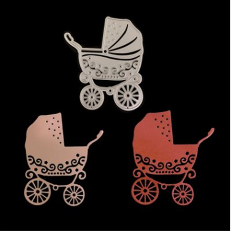 DIY婴儿推车 金属碳钢刀模手工压花蚀刻切割刀模
