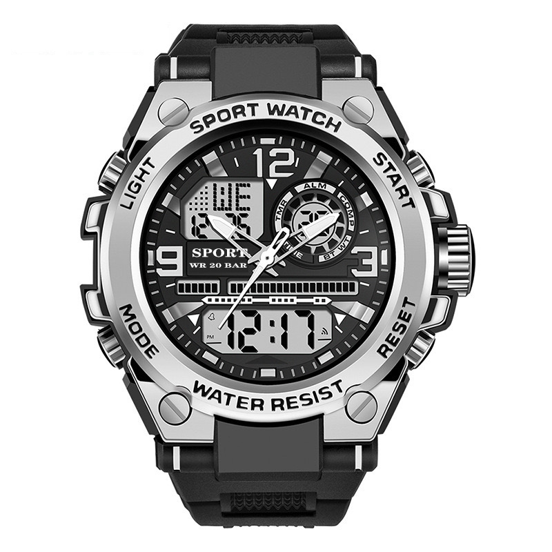 Men's Watches Multifunctional Electronic Watch Special Forces Large Plate Digital Student Watch Men's Exam Luminous Anti Fall And Waterproof_voghion.com