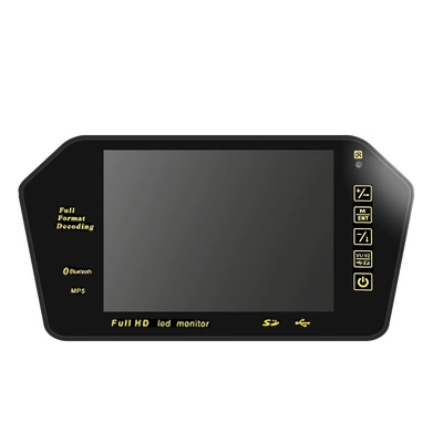 Car mp5 HD 7-inch rearview mirror reversing Image Display car Video Player Display Bluetooth (Car display) - 7-inch-rearview-mirror-monitor-mp5