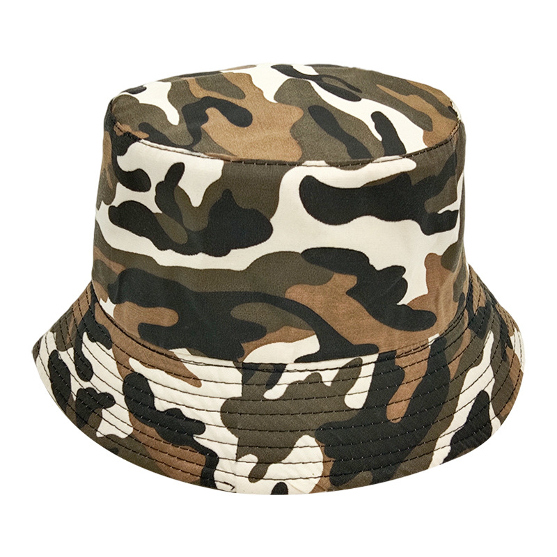 Productos de puestos de tierra Sombrero de pescador de color sólido barato Sombrero de camuflaje de protección solar de doble cara personalizado Sombrero de publicidad de viajes de tablero de luz al por mayor