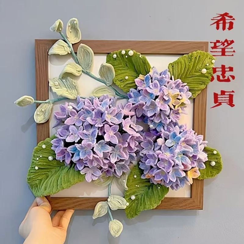 スズランの花の額縁ブーケ、手作りDIY素材パック、誕生日プレゼント、組み立て式、クリエイティブで爽やかなスズラン|undefined