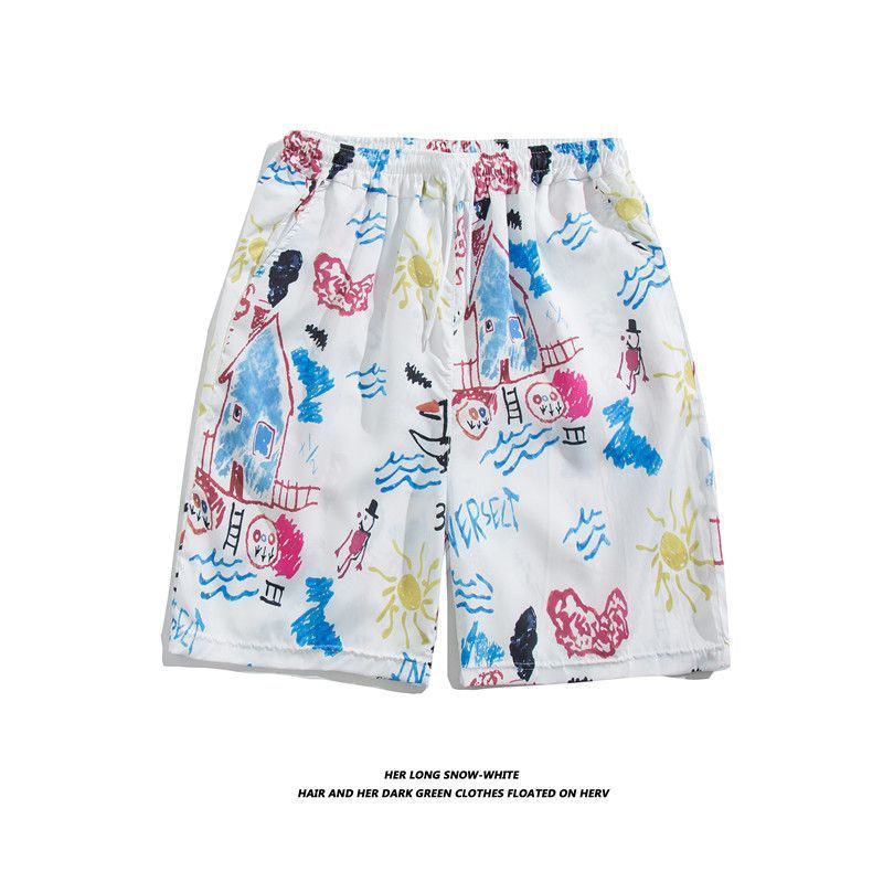 Hombres Letra Floral Ditsy Tropical Vacaciones Ajuste Regular Pantalones De Hombre display picture 27