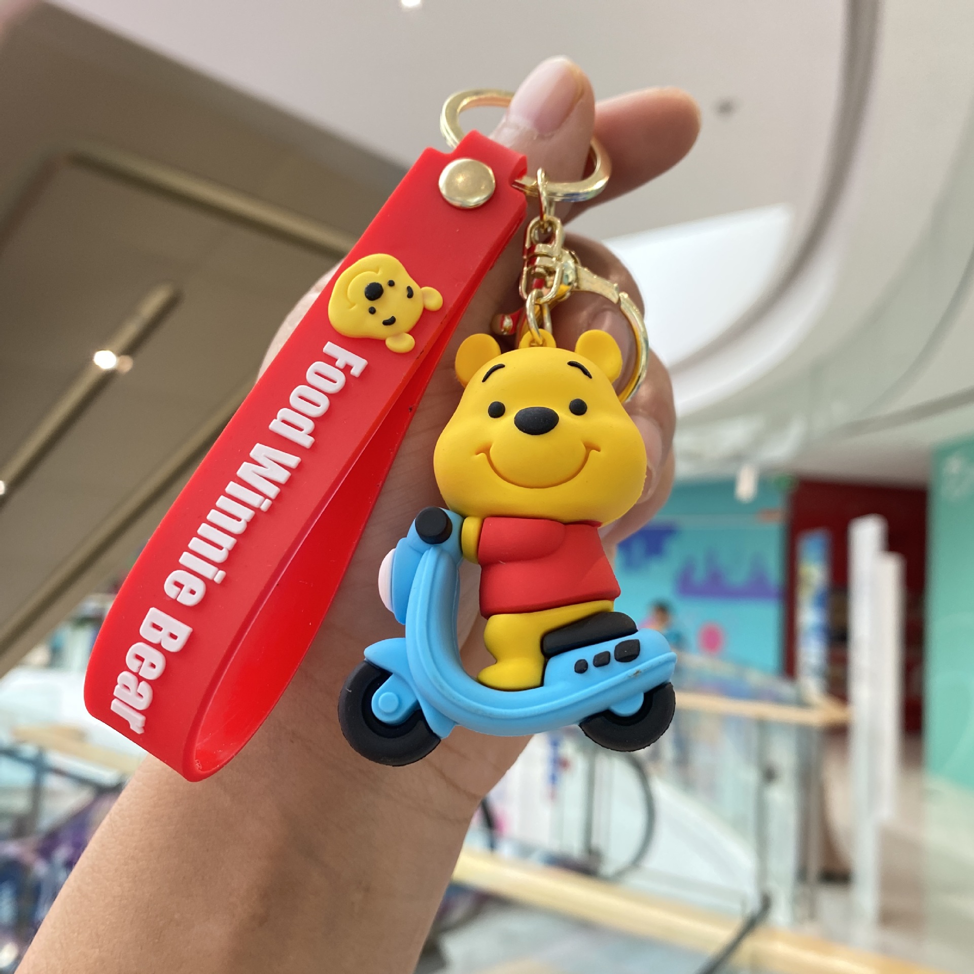 Winnie the Pooh Llavero-motocicleta