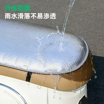 Electric car cushion cover, reversible, summer sun