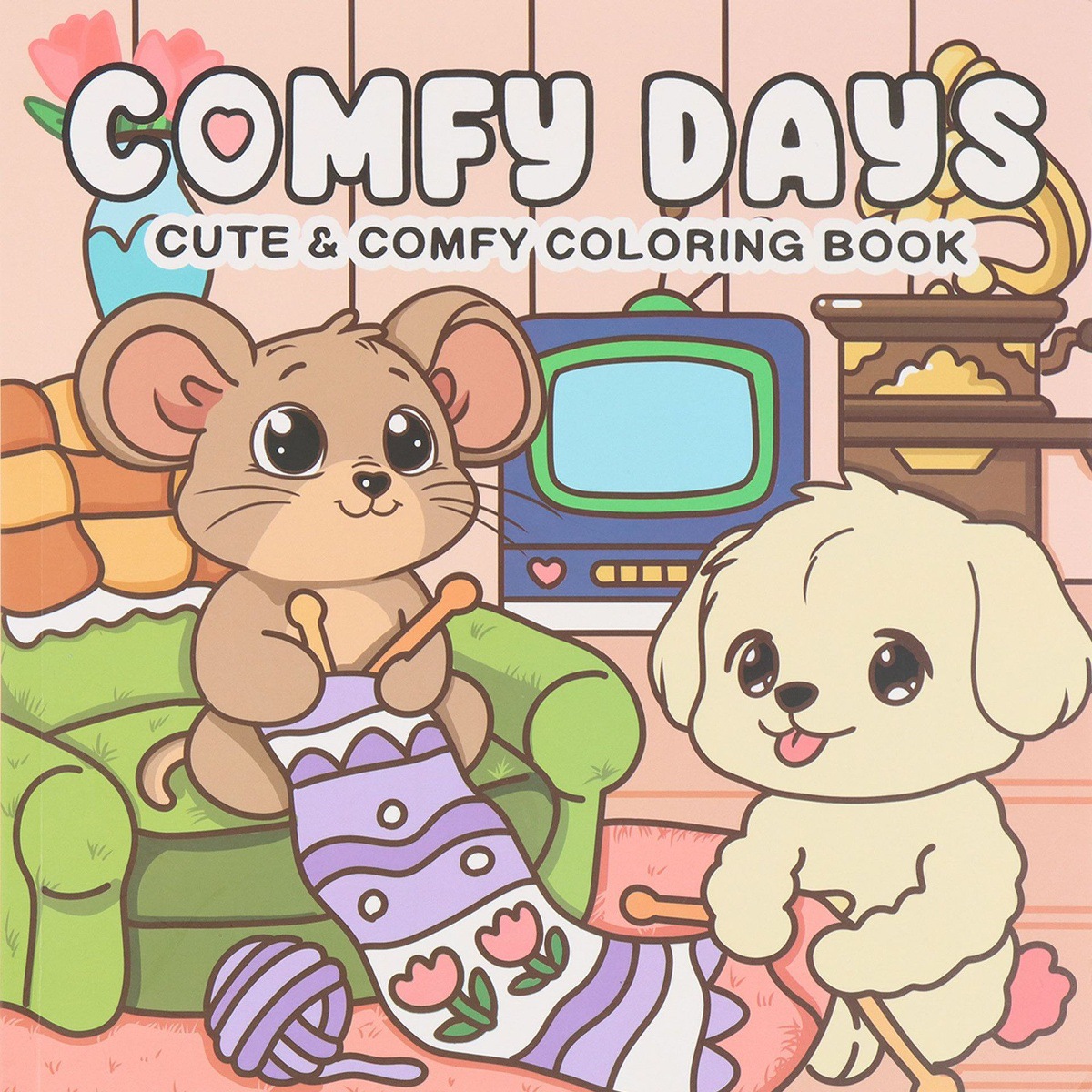 Inventario transfronterizo nuevo libro de colorear CUDDLE CUTIES libros de colorear para niños y adolescentes libros de colorear