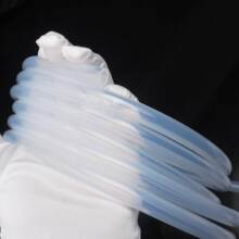 食品级设备保护PVC透明硅胶管 耐磨抗菌臭氧机FDA认证硅胶软管