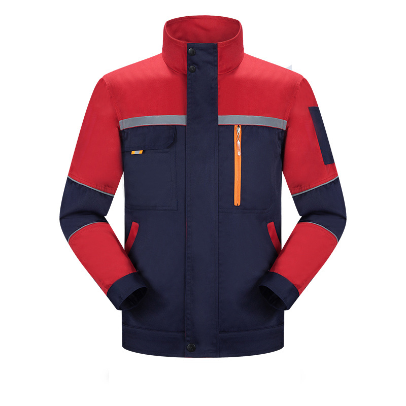 Navy blue and red single top
