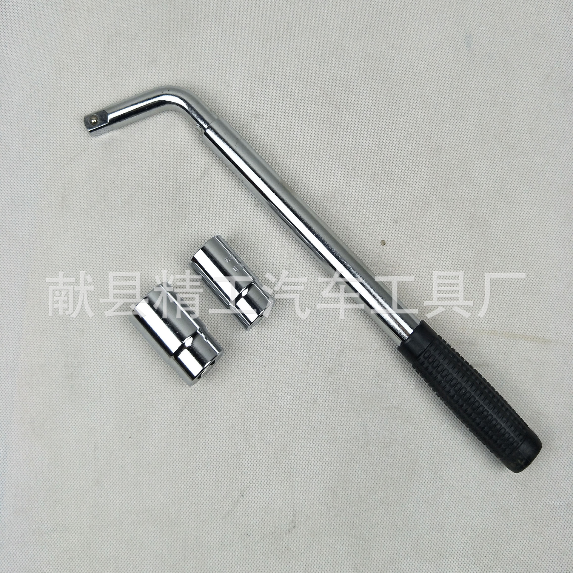 伸缩轮胎扳手 L型伸缩扳手 双套筒扳手 碳钢轮胎伸缩扳手