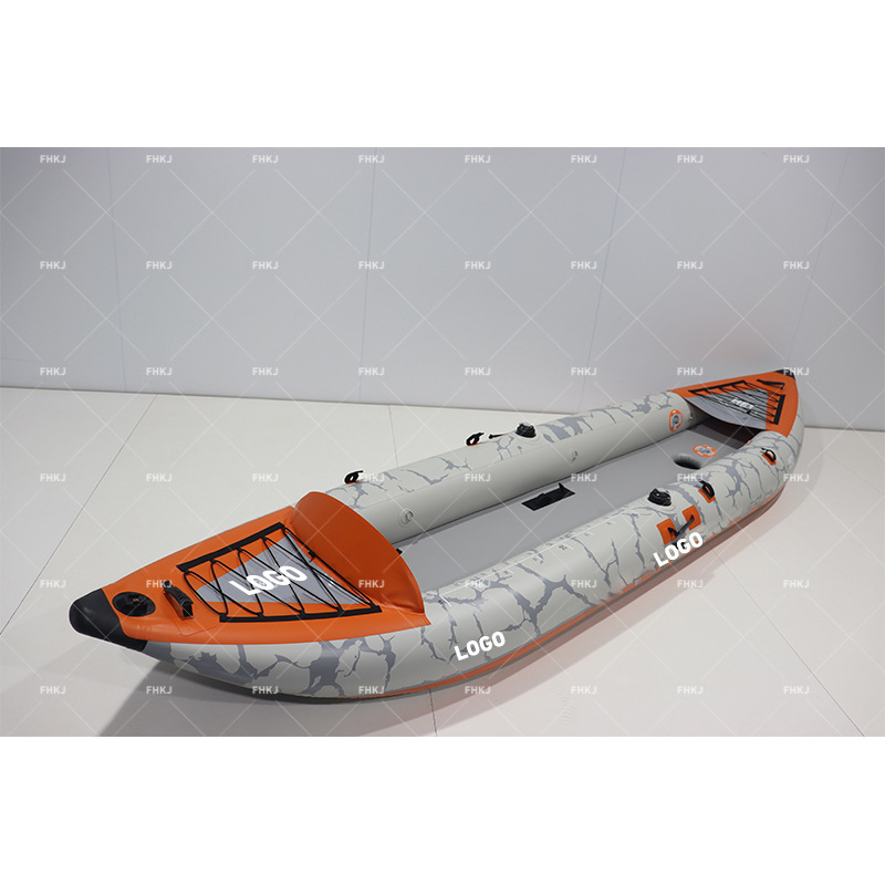 Inflatable Kayak Kayak Double Three-Person Outdoor Clip Net Canoe