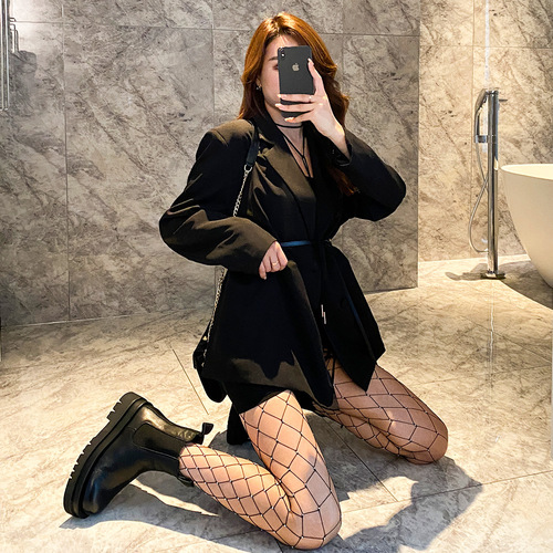 Hot item with diamond hot rhinestones trendy disco sparkling sexy fishnet stockings manual hot rhinestone size mesh stockings