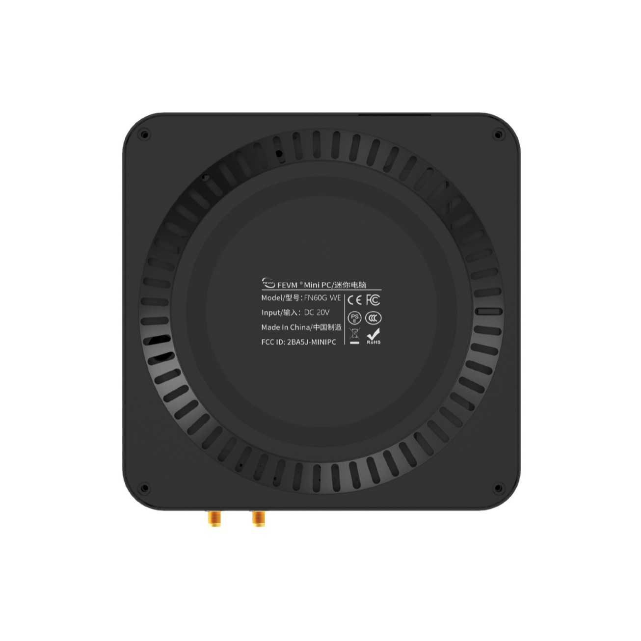 FEVM FN60G WE Mini host en miniatura refrigerado por agua RTX4060/4090 Computadora para juegos de pantalla independiente