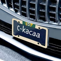Новый держатель номерного знака Amazon, простая установка держателя номерного знака из алюминиевого сплава с индивидуальным рисунком вокруг лиги хоккея на льду.