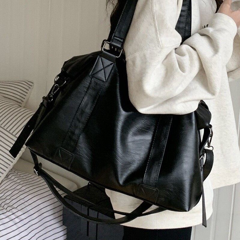 Cross-Border Portable Travel Bag for Women 2025 New Korean Style Casual Tote Bag Large Capacity Crossbody Bag Luggage Bag Cross-Border Portable Travel Bag for Women 2025 New Korean Style Casual Tote Bag Large Capacity Crossbody Bag Luggage Bag
