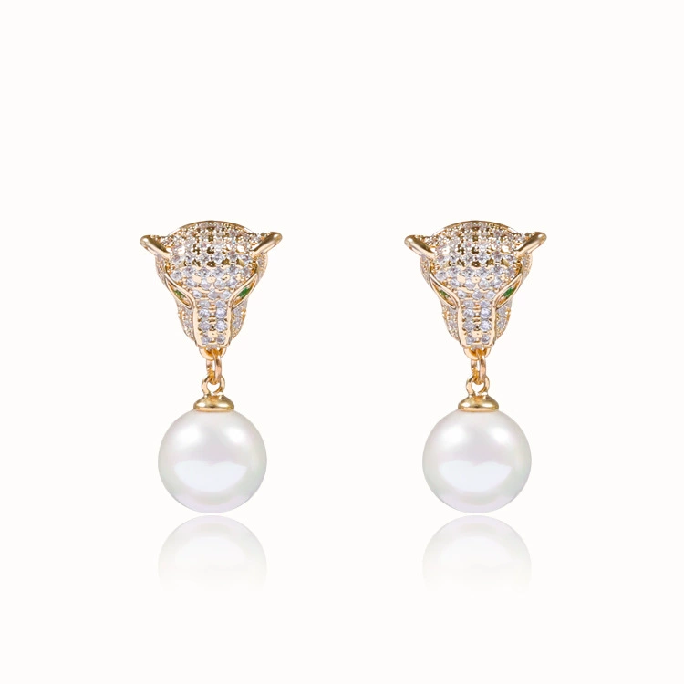 Серебряная игла, серьги, модное каменное инкрустация, тренд zirconium из жемчи, образец серебра 925, европейский стиль