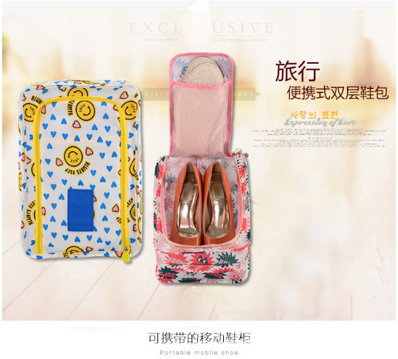 鞋子收纳袋折叠旅行鞋袋 防水旅游鞋包折叠包防尘袋