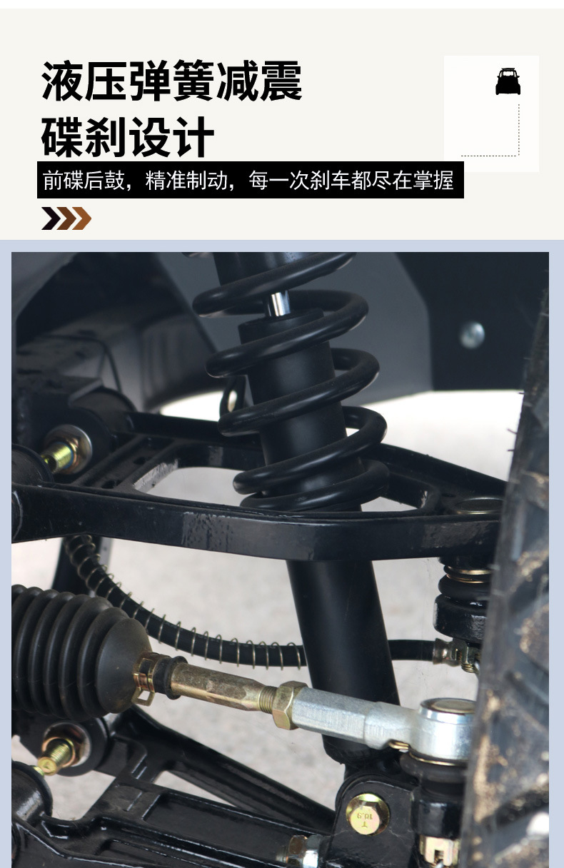 Electric Off-Road Golf Cart, Scenic Spot Sightseeing Vehicle, Real Estate Property Shuttle Bus, Electric Four-Wheel Sightseeing Vehicle