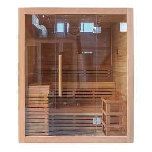 Caisheng Sauna Indoor Sauna Room 2 Person Sauna Furnace Red Cedar Fir Any Size Cts-06